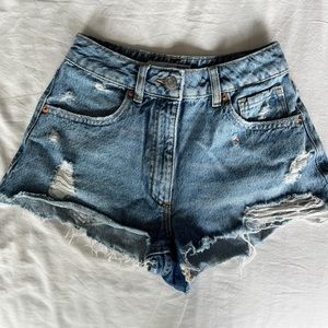 Garage Festival Jean Shorts Size 00